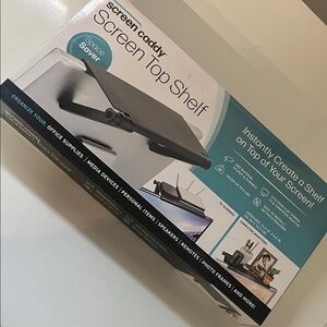 Screen Caddy Screen Top Shelf